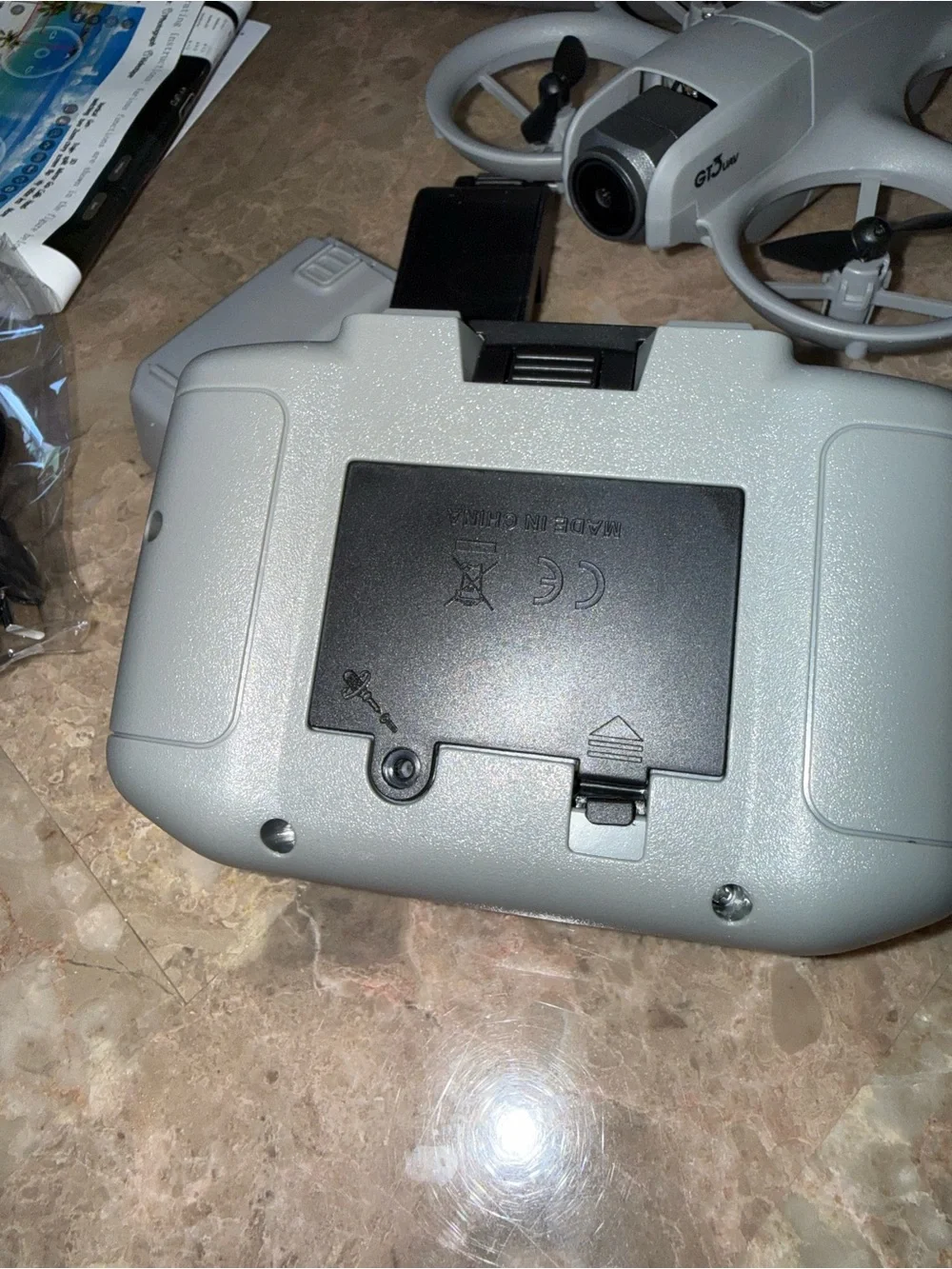 GT3 Mini Drone with Remote Controller - grey